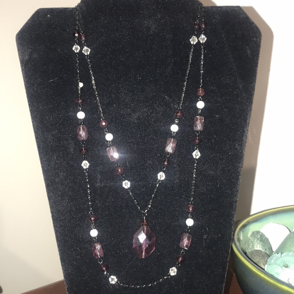 NWT “Love Me Tender” 2-Tier Statement Piece Necklace